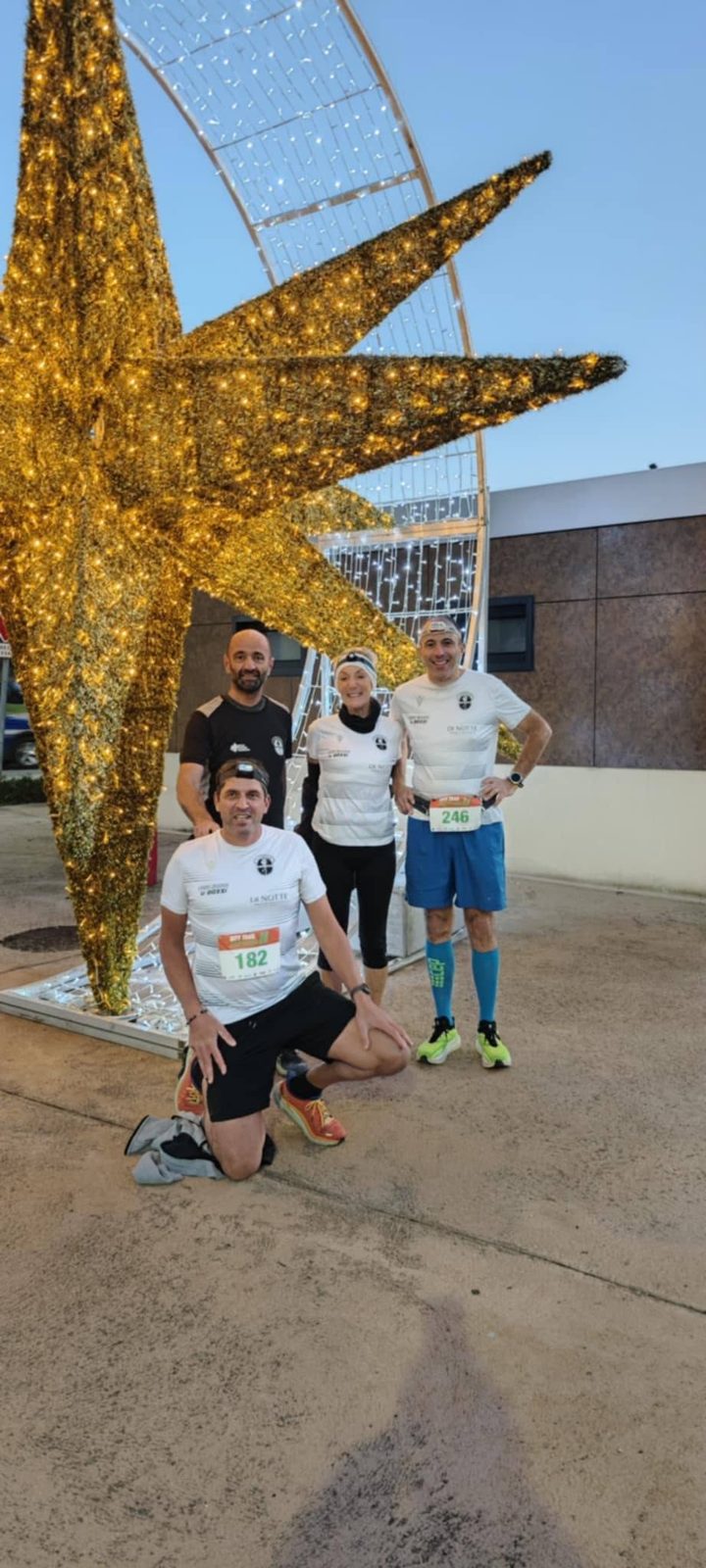 Membres du club lors d'un city trail